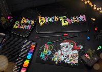 FABER-CASTELL Black Edition Buntstifte farbsortiert, 24 St.