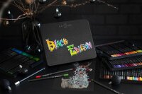 FABER-CASTELL Black Edition Buntstifte farbsortiert, 100 St.