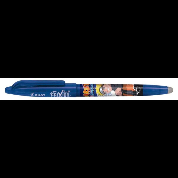 PILOT FRIXION Ball Naruto Tintenroller blau mit Motiv 0,35 mm, Schreibfarbe: blau, 1 St.