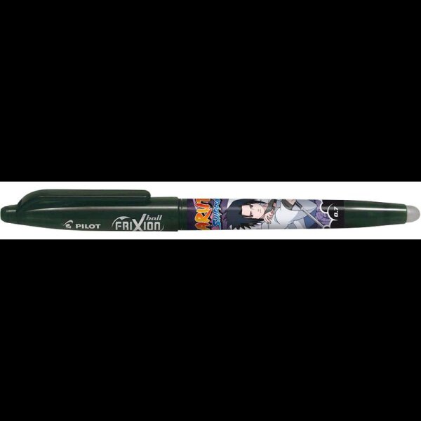 PILOT FRIXION Ball Naruto Tintenroller schwarz mit Motiv 0,35 mm, Schreibfarbe: schwarz, 1 St.