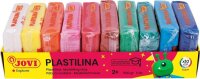 JOVI Knete PLASTILINA farbsortiert, 10 Farben je 50,0 g