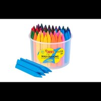 JOVI Jumbo Easy Grip Dose Wachsmalstifte farbsortiert, 72...