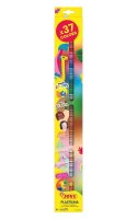 JOVI Knete PLASTILINA farbsortiert, 37 Farben je 15,0 g
