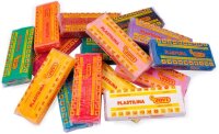JOVI Knete PLASTILINA farbsortiert, 15 Farben je 150,0 g