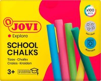 JOVI School Chalks Kreide farbsortiert 100 St.