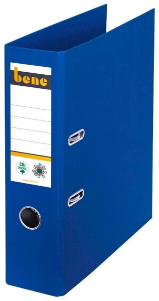 bene No.1 Ordner blau Karton 8,0 cm DIN A4, 1 St.