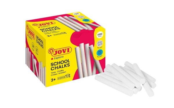 JOVI School Chalks Kreide weiß 100 St.