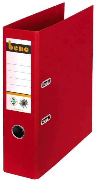 bene No.1 Ordner rot Karton 8,0 cm DIN A4, 1 St.