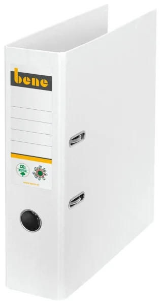 bene No.1 Ordner weiß Karton 8,0 cm DIN A4, 1 St.