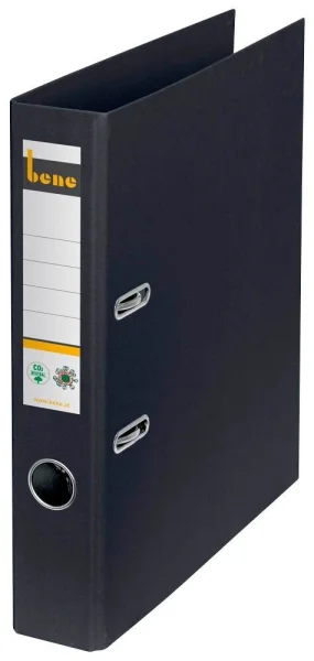 bene No.1 Ordner schwarz Karton 5,2 cm DIN A4, 1 St.