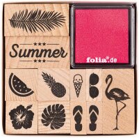 folia Motivstempel-Set SUMMER, 1 Set