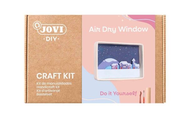 JOVI Modelliermasse DIY Air Dry Fenster mehrfarbig