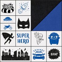 folia Motivstempel-Set SUPERHEROES, 1 Set