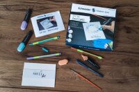 Schneider Postkarten weiß DIY Set, 1 Set