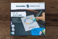 Schneider Postkarten weiß DIY Set, 1 Set