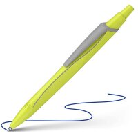 Schneider Kugelschreiber Reco neongelb, Schreibfarbe:...