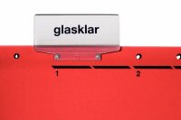 LEITZ Hängehefter ALPHA® 1984 Karton rot DIN A4 1x kaufmännische Heftung, 5 St.