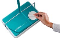 LEIFHEIT Teppichkehrer Regulus blau/weiß Kunststoff 22,0 cm breit