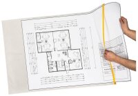 EICHNER Planschutztaschen DIN A1 transparent/gelb, 10 St.