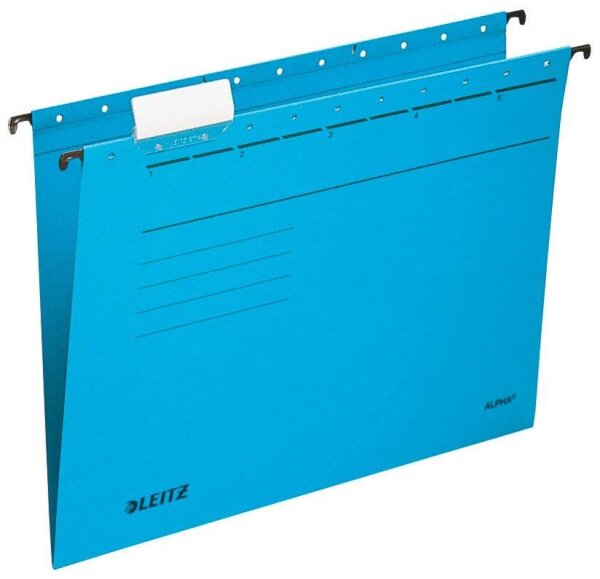LEITZ Hängemappen ALPHA® 1985 blau, 5 St.