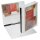 EICHNER Präsentationsringbuch 2-Ringe grau-transparent 2,5 cm DIN A4, 1 St.