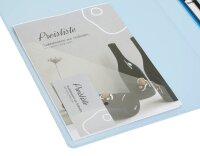 EICHNER Präsentationsringbuch 2-Ringe blau-transparent 2,5 cm DIN A4, 1 St.