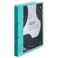 EICHNER Präsentationsringbuch 2-Ringe grün-transparent 2,5 cm DIN A4, 1 St.
