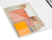 EICHNER Präsentationsringbuch 4-Ringe grau-transparent 2,5 cm DIN A4, 1 St.
