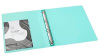 EICHNER Präsentationsringbuch 4-Ringe grün-transparent 2,5 cm DIN A4, 1 St.