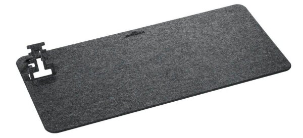 DURABLE Schreibtischunterlage EFFECT anthrazit Filz 70,0 x 33,0 cm, 1 St.