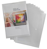 EICHNER Dokumententaschen DIN A4 transparent glatt, 10 St.