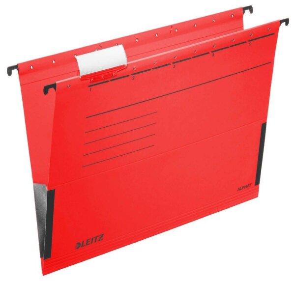 LEITZ Hängetaschen ALPHA® 1986 rot, 5 St.