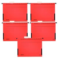 LEITZ Hängetaschen ALPHA® 1986 rot, 5 St.
