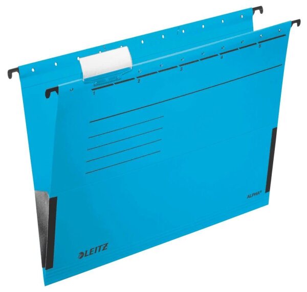 LEITZ Hängetaschen ALPHA® 1986 blau, 5 St.
