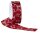 PRÄSENT Geschenkband Anchorage seidenmatt rot/weiß 40,0 mm x 20,0 m
