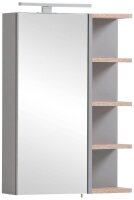 MÖBELPARTNER Spiegelschrank Lugo 157387 platingrau,...