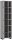 MÖBELPARTNER Badschrank Lugo 157482 platingrau 44,9 x 23,4 x 167,6 cm