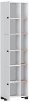 MÖBELPARTNER Badschrank Lugo 157483 weiß 44,9 x 23,4 x 167,6 cm