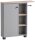 MÖBELPARTNER Badschrank Lugo 157452 platingrau, wildeiche 70,7 x 17,0 x 76,8 cm