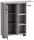 MÖBELPARTNER Badschrank Lugo 157452 platingrau, wildeiche 70,7 x 17,0 x 76,8 cm