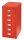 BISLEY MultiDrawer™ L296 Schubladenschrank kardinalrot 6 Schubladen 27,8 x 38,0 x 59,0 cm, 1 St.