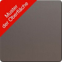 MÖBELPARTNER Fynn Schreibtisch basaltgrau rechteckig, 4-Fuß-Gestell schwarz 140,0 x 80,0 cm