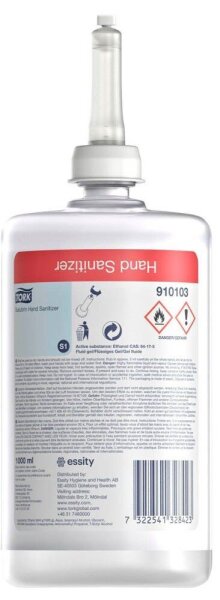 TORK Salubrin Händedesinfektionsgel 1,0 l  ( 910103 )