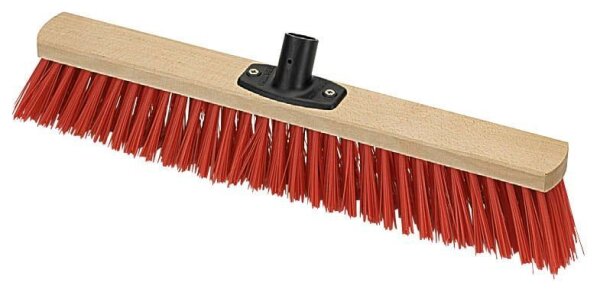 Nölle Besenkopf Power Stick Saalbesen rot Holz 40,0 cm breit