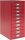 BISLEY MultiDrawer™ L2910 Schubladenschrank kardinalrot 10 Schubladen 27,8 x 38,0 x 59,0 cm, 1 St.