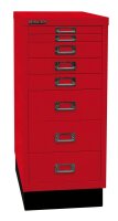 BISLEY MultiDrawer™ L298S Schubladenschrank kardinalrot 8 Schubladen 27,8 x 38,0 x 67,0 cm, 1 St.