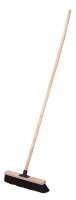 Nölle Besenkopf Power Stick Saalbesen schwarz Holz 40,0 cm breit