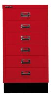 BISLEY MultiDrawer™ L29A36S Schubladenschrank kardinalrot 6 Schubladen 34,9 x 43,2 x 67,0 cm, 1 St.