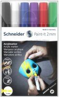 Schneider Paint-It 310 V1 Acrylstifte farbsortiert 2,0...