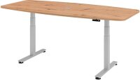 HAMMERBACHER Konferenztisch XDSM22 asteiche Tonnenform,...